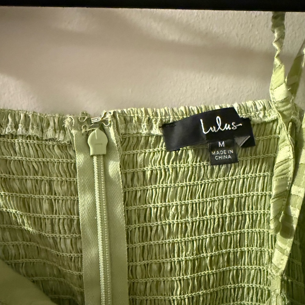 Lulu's Light Green Midi Dress - Picture 7 of 7